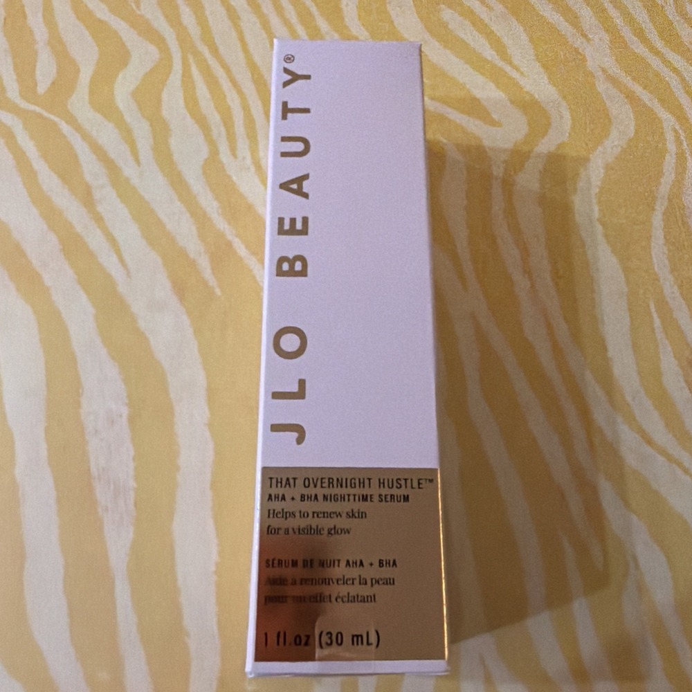 JLO Beauty THAT OVERNIGHT HUSTLE AHA + BHA Resurfacer 1 fl oz - New in Box!
